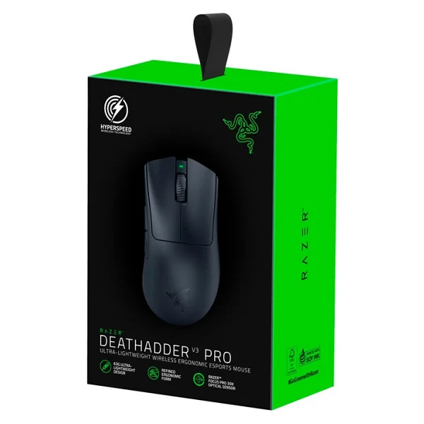 Razer Deathadder V3 Pro Rz01-04630100-R3g1 Siyah Optik Kablolu/Kablosuz Oyuncu Mouse - Görsel 8