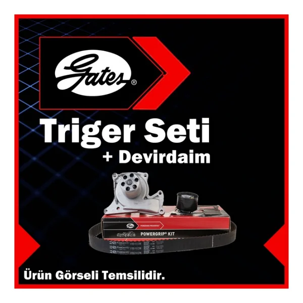 Gates Vw Polo 1.4 / 1.9 Tdı Triger Seti Devirdaimli 2001-2005 - Görsel 2