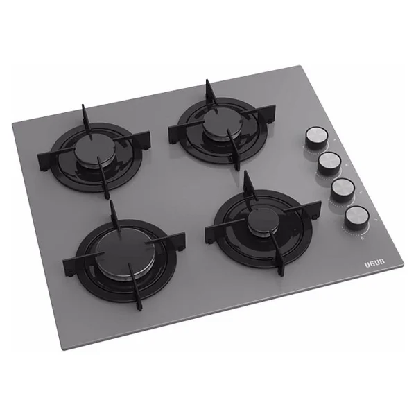 Uğur Uao 6040w0 Gcy Csr1 Gri Cam Ankastre Ocak - Görsel 6