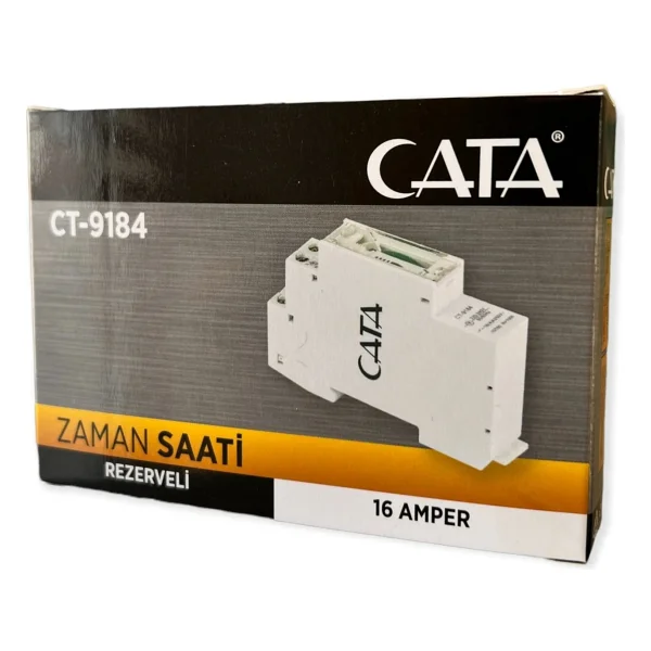 Cata Ct-9184 Otomat Tipi Zaman Saati Rölesi - Görsel 5