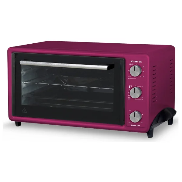 Kumtel LX-3525 40 lt Fuşya Mini Fırın - Görsel 7