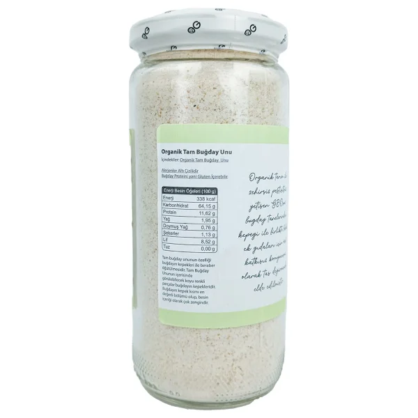 Og Natural Organik Tam Buğday Unu 250 Gr 8 Ay Ve Üzeri Bebekler İçin Güvenilir Ek Gıda - Görsel 3