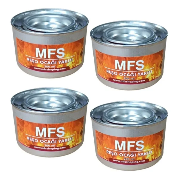 Mfs Osmanlı Ocağı Yakıtı Reşo Ocağı Yakıtı Kamp Ocağı Yakıtı Jel 200 Gr ( 4 Adet ) - Görsel 2