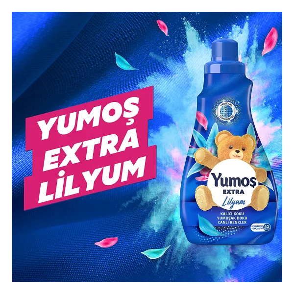 Yumoş Extra Lilyum Yumuşatıcı 42 Yıkama 1008 Ml - Görsel 3