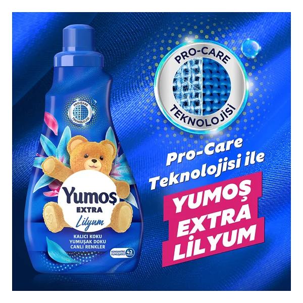 Yumoş Extra Lilyum Yumuşatıcı 42 Yıkama 1008 Ml - Görsel 4