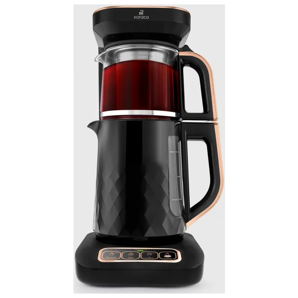 Karaca Çaysever Robotea Pro Quartz 4in1 2500 W Konuşan Cam Demlikli Çay Makinesi - Görsel 9