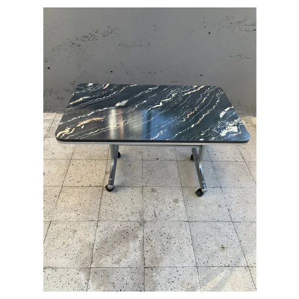 Eralya Tekerlekli Orta Sehpa, Pratik Orta Sehpa, 70x110cm Masa, Çok Amaçlı Masa, Tekerli Sehpa - Görsel 4