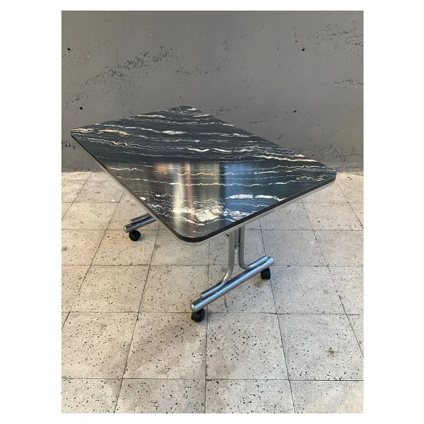 Eralya Tekerlekli Orta Sehpa, Pratik Orta Sehpa, 70x110cm Masa, Çok Amaçlı Masa, Tekerli Sehpa - Görsel 5