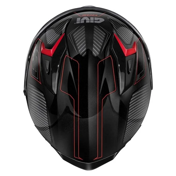 Givi 50.9 Enigma Full Face Siyah Kırmızı Kask - Görsel 3