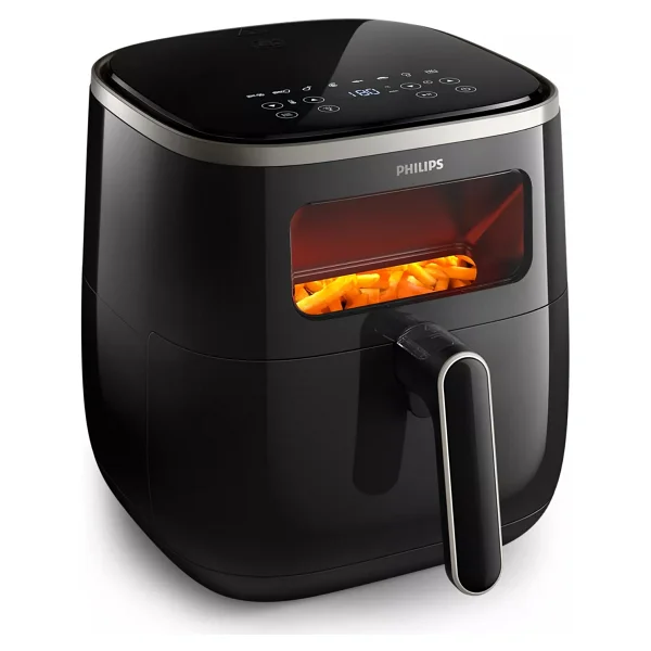 Philips Airfryer XL 5.6 Lt 1700 W Cam Hazne,7 Otomatik Program Yeni Seri Sıcak Hava Fritözü, Siyah - Görsel 6