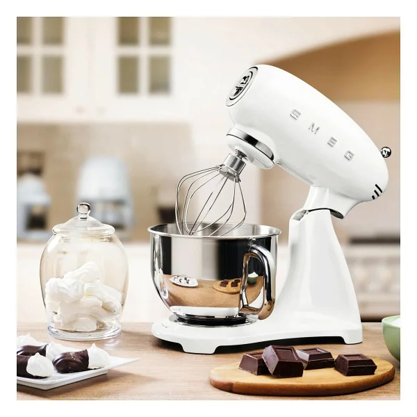 Smeg Smf03wheu Beyaz 800 W 4.8 Lt Hamur Yoğurma Makinesi - Görsel 5
