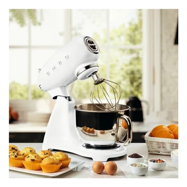 Smeg Smf03wheu Beyaz 800 W 4.8 Lt Hamur Yoğurma Makinesi - Görsel 7
