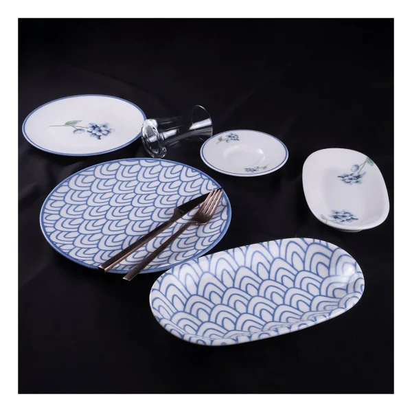 Aryıldız Lucia Blue 32 Parça 6 Kişilik Kahvaltı Takımı - Görsel 4