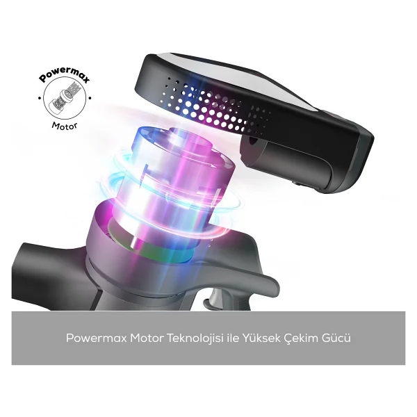 Karaca Vantuz Power Force Pro Şarjlı Dikey Süpürge - Görsel 4