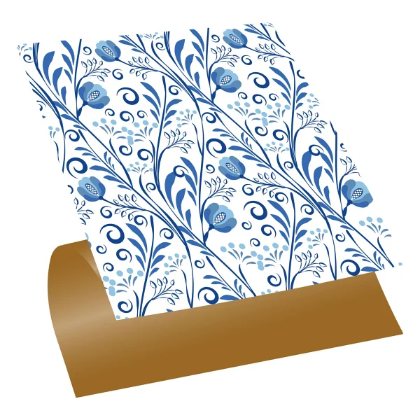 Tink Kendinden Yapışkanlı Mavi Sarmaşık Desenli Pvc Karo 30x30 Cm (11 Adet) 1m2 - Görsel 8
