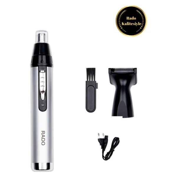 Rado Pro Şarjlı Kulak Burun Kılı Temizleme Tüy Kesme Ense Favori Düzeltme Tıraş Makinesi - Görsel 6