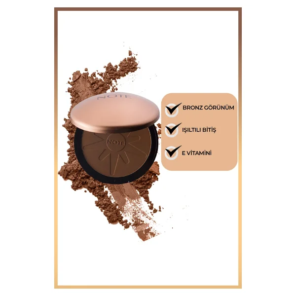 Note Bronzing Powder 30 Koyu Bronz Bronzer - Görsel 4