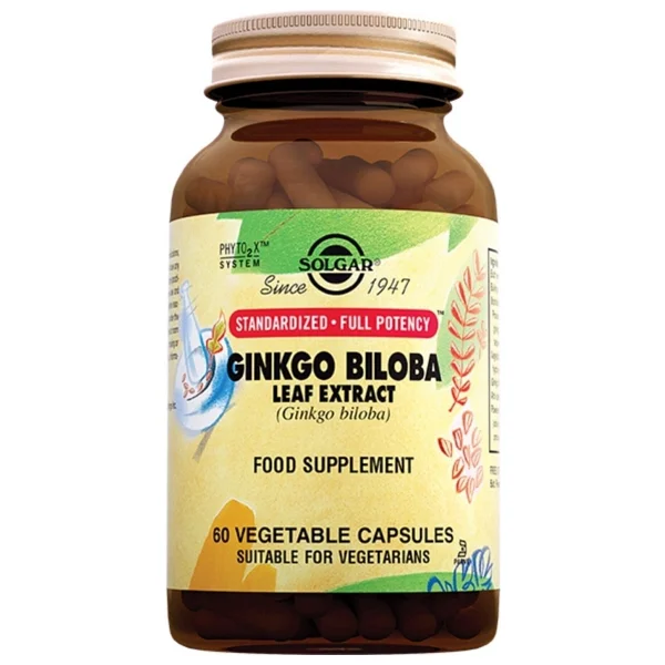 Solgar Ginkgo Biloba Leaf Extract 60 Kapsül - Görsel 6