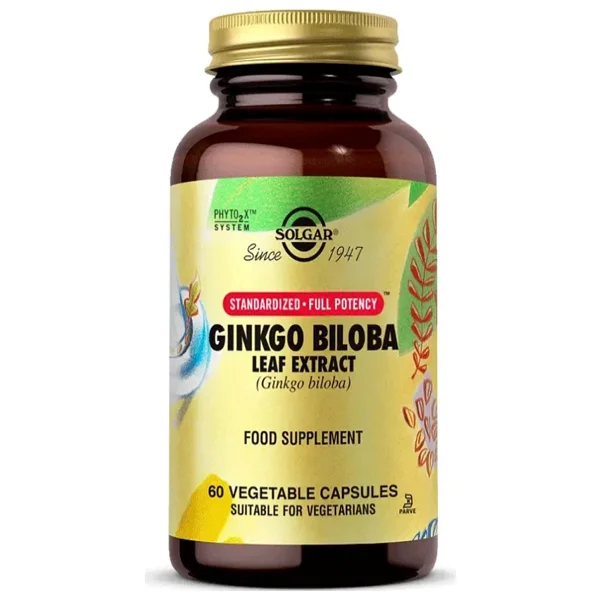 Solgar Ginkgo Biloba Leaf Extract 60 Kapsül - Görsel 7