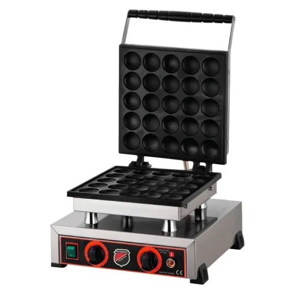 Işıkgaz Silverınox Yuvarlak Bubble Waffle Makinesi, Tekli, Kapaklı, Elektrikli - Görsel 2