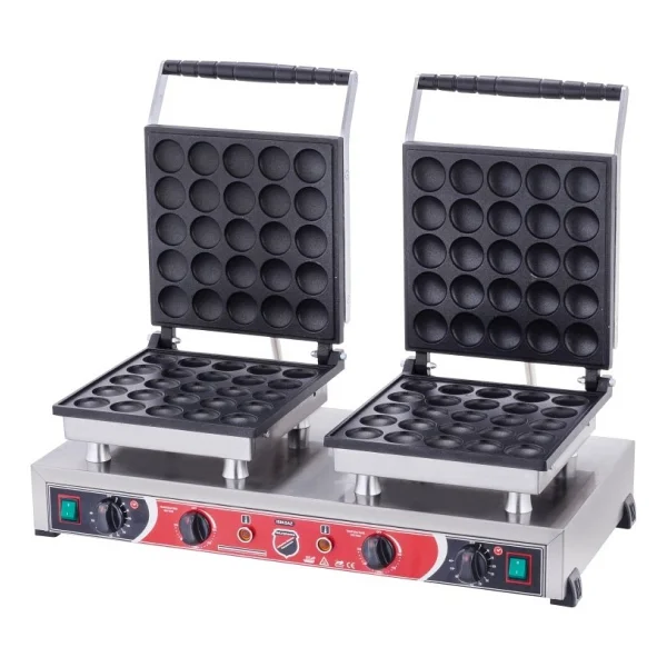 Işıkgaz Silverınox B12 Çiftli Yuvarlak Kapaklı Bubble Waffle Makinesi - Görsel 2