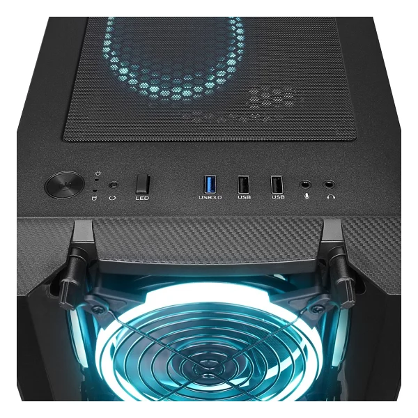 Rampage Hacker RGB Fanlı 650 W ATX Oyuncu Kasası - Görsel 4