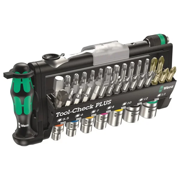 Wera 05056490001 Check Plus Lokmalı Cırcır Kollu Bits Set - Görsel 6
