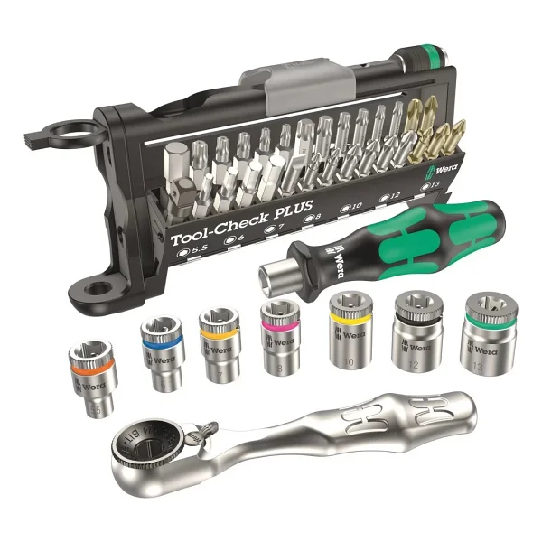 Wera 05056490001 Check Plus Lokmalı Cırcır Kollu Bits Set - Görsel 2