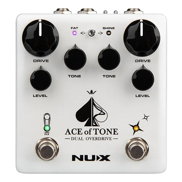 Nux Ace Of Tone Dual Overdrive Pedalı - Görsel 5