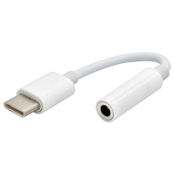 Hadron Type-C To 3.5mm Kulaklık Çevirici Dönüştürücü Adaptör Ses Aux Type-C Çevirme - Beyaz - Görsel 6