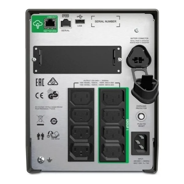 APC SMT1500IC 1.500 VA Smart Connect Kesintisiz Güç Kaynağı - Görsel 10