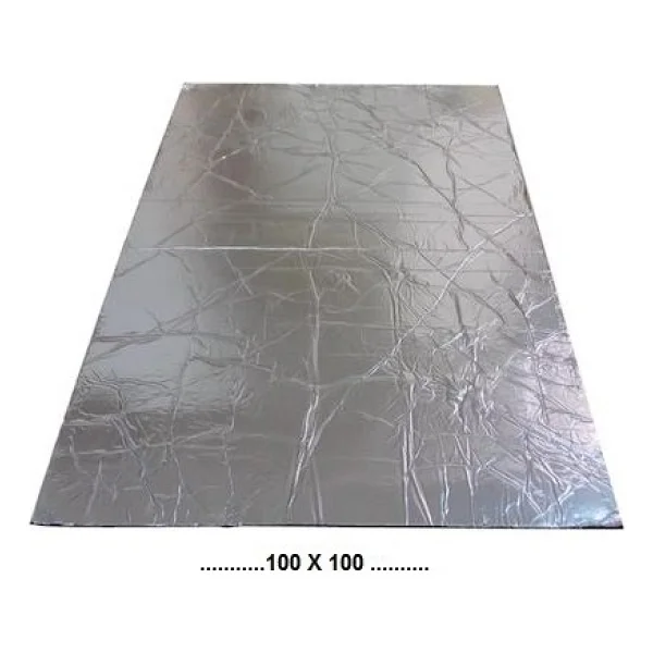 Türkeli Alüminyum Folyolu Kendinden Yapışkanlı Oto Ses Ve Isı Yalıtım Malzemesi 100x100 - 9 Mm - 100 X 100 - Görsel 3