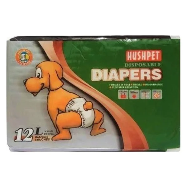 Hush Pet Ultra Emici Köpek Külot Çiş Pedi L Beden 12 li - Görsel 3
