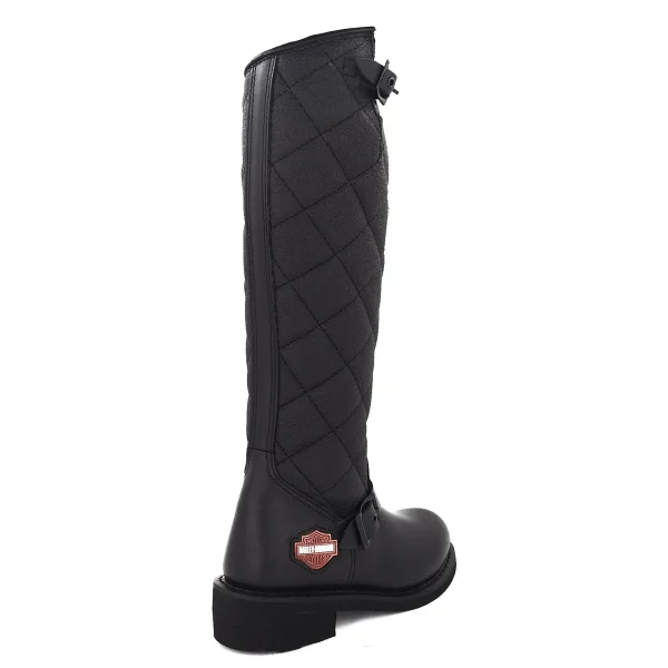Harley Davidson Laconia Hı 646 025g100074 Siyah Deri Kadın Çizme - Görsel 3