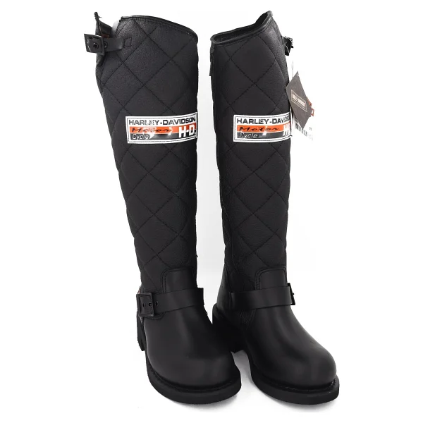 Harley Davidson Laconia Hı 646 025g100074 Siyah Deri Kadın Çizme - Görsel 5