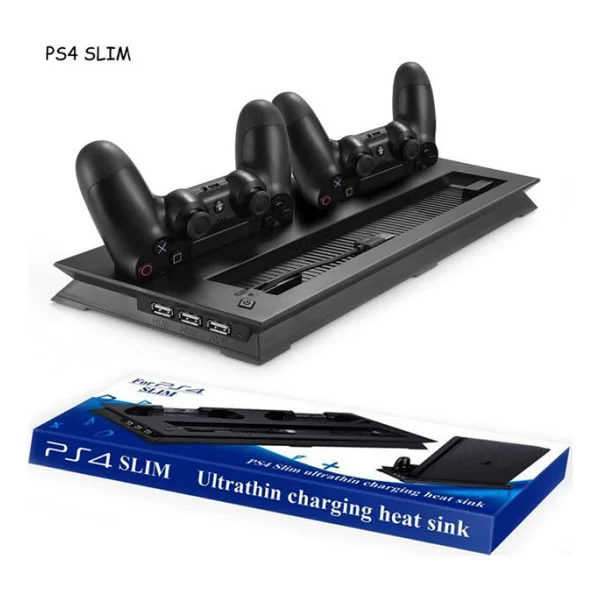 Starx PS4 Slim Fanlı Şarj Stand Ultrathin Charging Heat Sink - Görsel 3