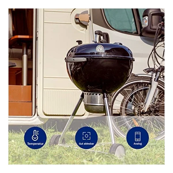 Tfa Dostmann 500 C° Derece Barbekü, Mangal, Smoker, Duman Fırını, Fırın, Izgara, Bbq Termometresi Tm832.1024 - Görsel 5