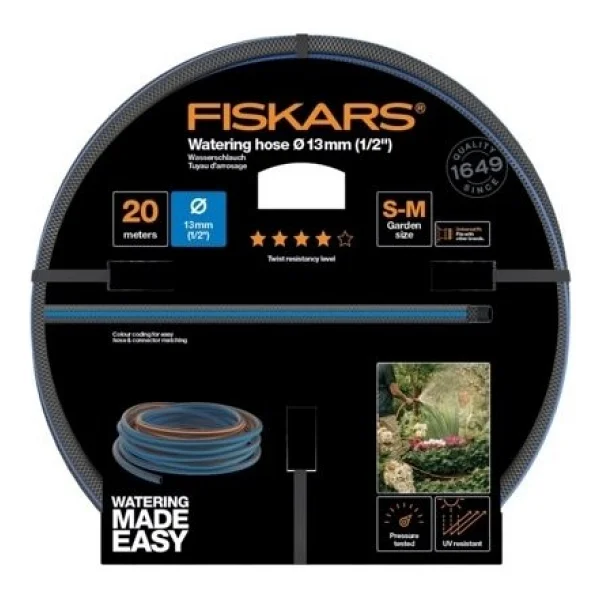 Fiskars 1027104 13 mm 1/2' 20 m Q4 Bahçe Sulama Hortumu - Görsel 3