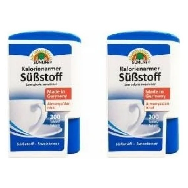 Sunlife Sweetener 300 Tablet 2'li Paket Tatlandırıcı - Görsel 2