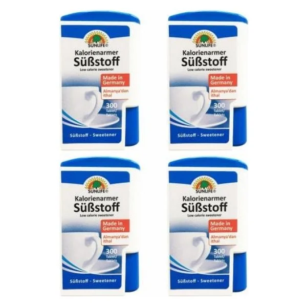 Sunlife Sweetener 300 Tablet 4'lü Paket Tatlandırıcı - Görsel 2