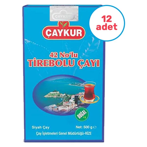 Çaykur 42 No'lu Tirebolu 500 Gr 12'li Çay - Görsel 2