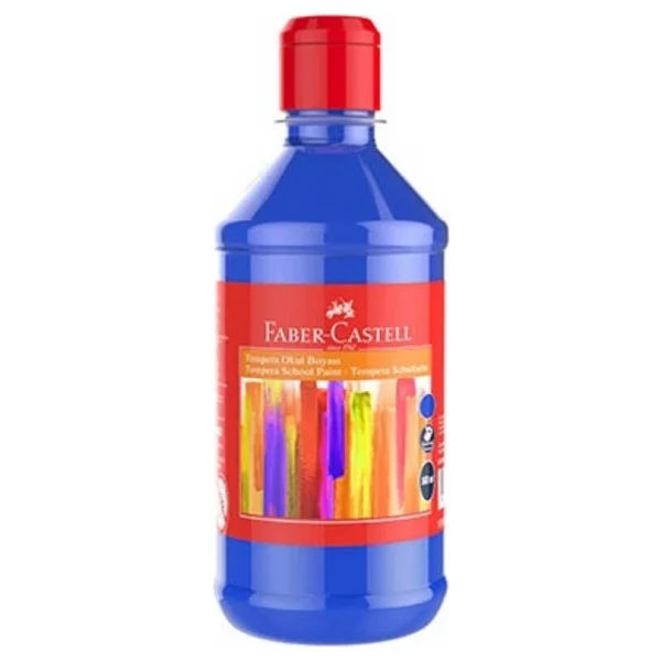 Faber-Castell 500 Ml Tempera Okul Boyası Sarı - Görsel 5