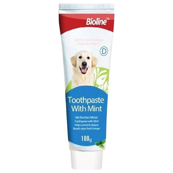 Bioline Nane Aromalı 100 Gr Köpek Diş Macunu - Görsel 4
