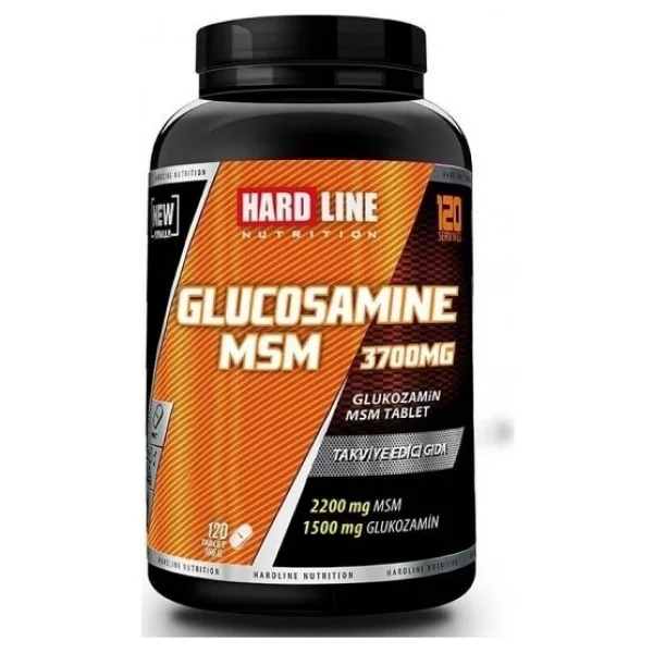 Hardline Nutrition Glucosamine Msm 120 Tablet - Görsel 2