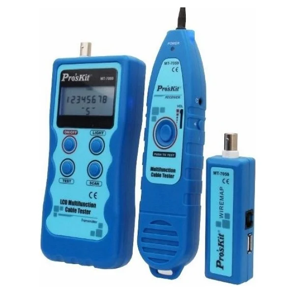 Proskit Mt-7059 Lcd Ekranlı Kablo Test Cihazı - Görsel 2