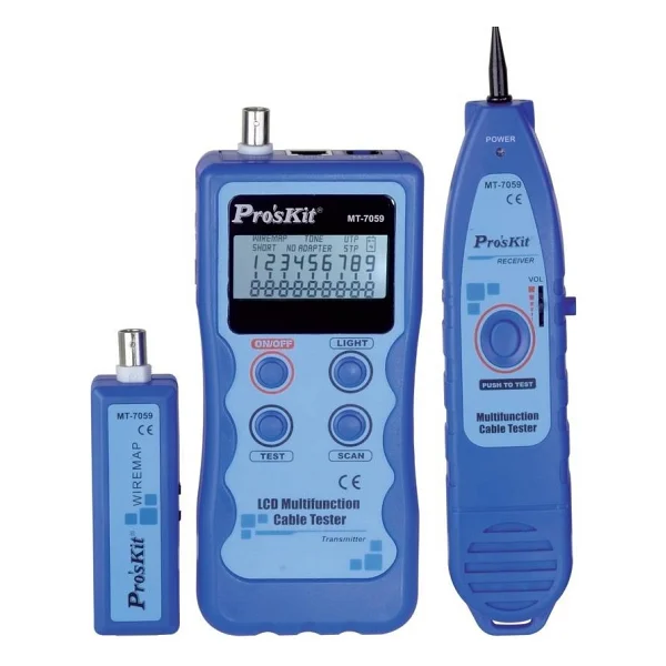 Proskit Mt-7059 Lcd Ekranlı Kablo Test Cihazı - Görsel 3