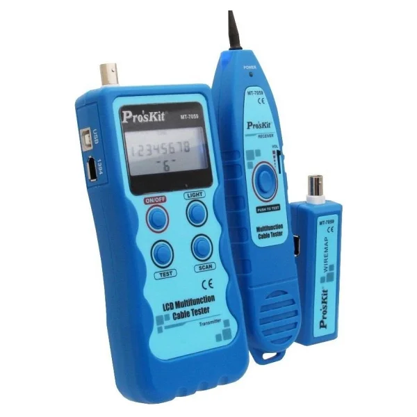 Proskit Mt-7059 Lcd Ekranlı Kablo Test Cihazı - Görsel 5