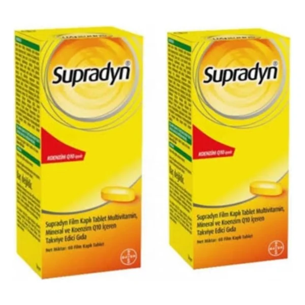 Supradyn Daily Koenzim Q10 60 Tablet 2'li - Görsel 2