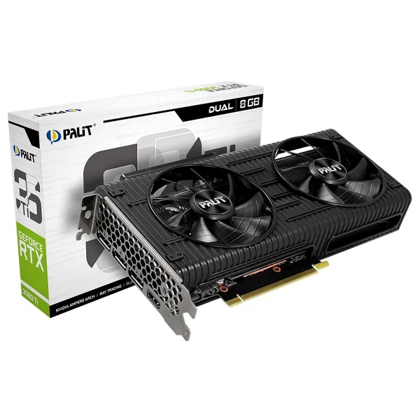 Palit RTX 3060 Tı Dual Ne6306t019p2-190ad 256 Bit Gddr6 8 GB Ekran Kartı - Görsel 6