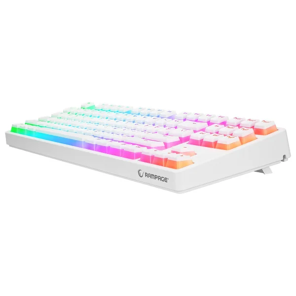 Rampage Ghost Kb-R136 RGB Tkl Red Switch Kablolu Mekanik Oyuncu Klavyesi - Görsel 2